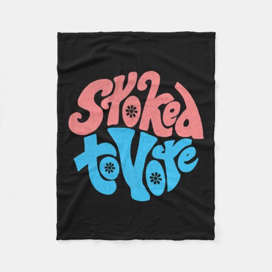 プライドギフト投票投票に格納2020ヴィンテージ1 フリースブランケット (正面)