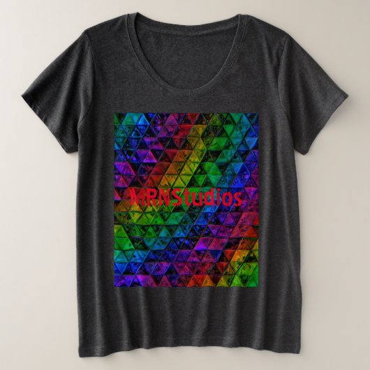プライドグラス プラスサイズTシャツ (デザイン正面)
