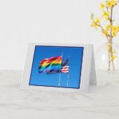 'プライド'グリーティ空白のングカード カード (黄色い花)