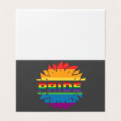 プライドゲイlgbtq同性愛者レインボーヒマワリ (外部フラット)