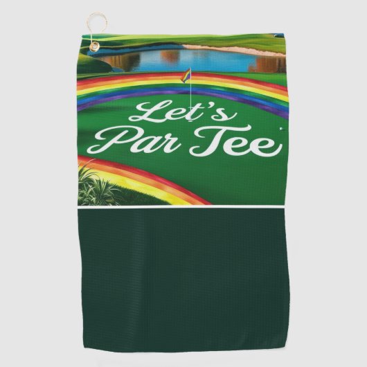 プライドゴルフ場大会 ゴルフタオル (正面)