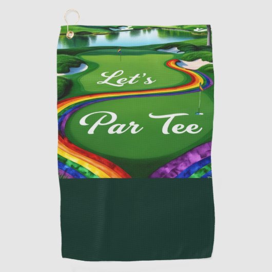 プライドゴルフ場大会 ゴルフタオル (正面)