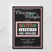 プライドサンタズホお気に入りのハウスクリおもしろいスマス 招待状 (正面)