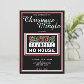 プライドサンタズホお気に入りのハウスクリおもしろいスマス 招待状 (スタンド正面)