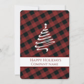 プライドサンタトナカイのホリデーパ企業のーティ 招待状 (裏面)