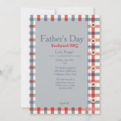 プライドシャツの父の日の招待状 招待状 (裏面)