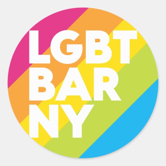 プライドシール（20枚） ラウンドシール (正面)