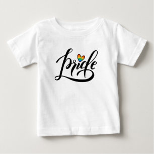 プライドスクリプトハート ベビーTシャツ
