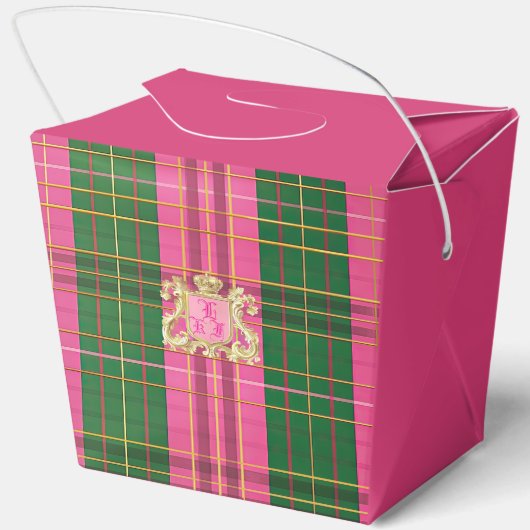 プライドスタイリッシュピンクと緑の金ゴールドクレスト フェイバーボックス (裏面)