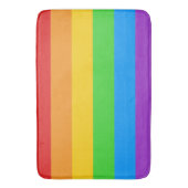 プライドステップ:レインボーフラグ バスマット (正面縦)