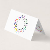 プライドタイムクレセントムーンデザイン 名刺 (裏面)