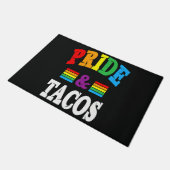 プライドタコスLGBT ドアマット (アングル)