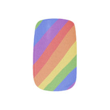 プライドテクスチャレインボーネイルアート