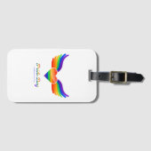 プライドデイハートウィング私信じは飛べる ラゲッジタグ (正面横)