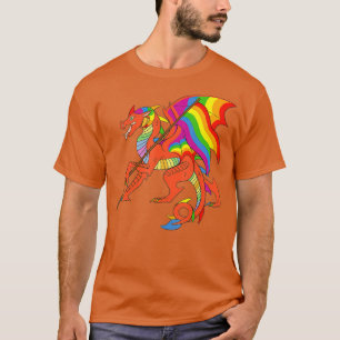 プライドドラゴンLGBTゲイレズビアントランスジェンダートランスNo Tシャツ