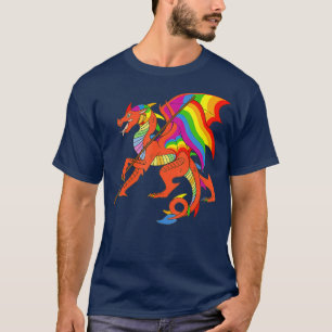 プライドドラゴンLGBTゲイレズビアントランスジェンダートランスNo Tシャツ