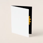 プライドハッピープライド。ゲイラブレインボーカラー 箔カード (正面)