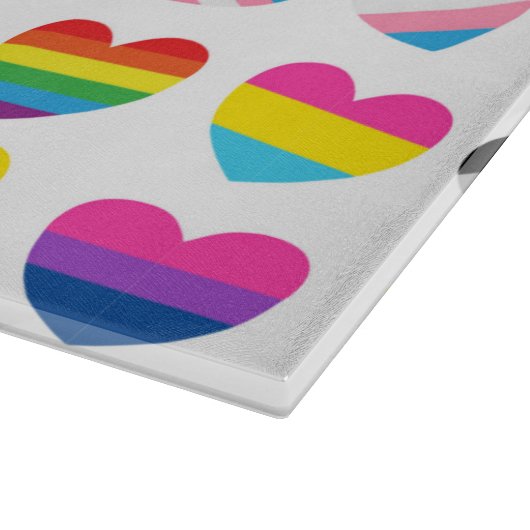 プライドハートガラス切断板 カッティングボード (角)