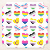 プライドハートコースター ペーパーコースター (正面)