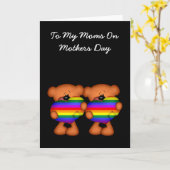 プライドハートテディベアマザーズの日 カード (黄色い花)