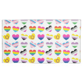 プライドハートピロウケース 枕カバー (正面左)