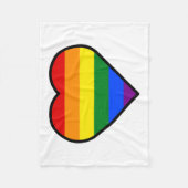 プライドハート フリースブランケット (正面)