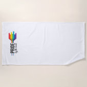 プライドバイビーチビーチタオル ビーチタオル (正面)