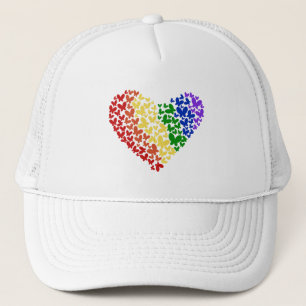 プライドバタフライハート- LGBTQ+フラグカラー キャップ