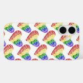 プライドバタフライハート- LGBTQ+フラグカラー Case-Mate iPhoneケース (裏面 (横))