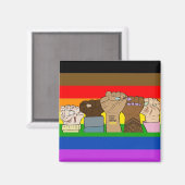 プライドパワーフィスト/ BLMマグネット マグネット (正面/裏面)