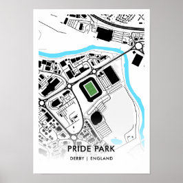 プライドパークスタジアムポスター – Home of Derby County ポスター