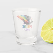 プライドパーティードッグインレインボーケープ ショットグラス (裏面)