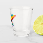 プライドパーティードッグインレインボーケープ ショットグラス (右)