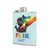プライドパーティードッグインレインボーケープ フラスク (左)