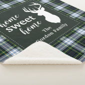 プライドファームハウスゴードンタータンチェック シェルパブランケット (3/4)