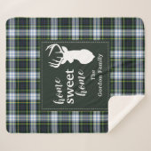 プライドファームハウスゴードンタータンチェック シェルパブランケット (正面(横))