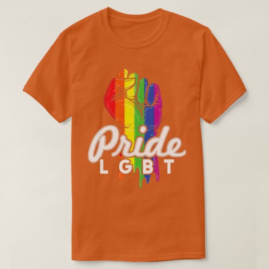 プライドフィストLGBT Tシャツ (デザイン正面)