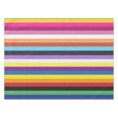 プライドフラグのカラフルストライプパターン テーブルクロス (正面(横))