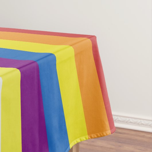 プライドフラグのカラフルストライプパターン テーブルクロス (インサイチュ)
