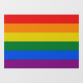 プライドフラグの色ストライプウィンドウの固定 ウィンドウサイン (シート)