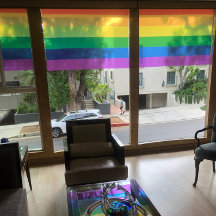 プライドフラグの色ストライプウィンドウの固定