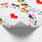 プライドフラグ2ラッピング紙 ラッピングペーパー (角)