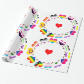 プライドフラグ2ラッピング紙 ラッピングペーパー (アンロールド)