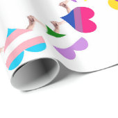 プライドフラグ2ラッピング紙 ラッピングペーパー (ロールコーナー)