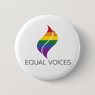 プライドフラグEqual Voicesロゴ 缶バッジ