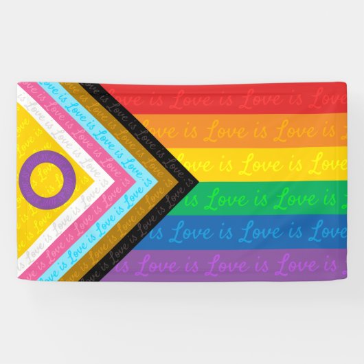 プライドフラッグ Love is Love バナー 横断幕 (横)