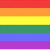 プライドフラブビニールステッカー シール (正面)