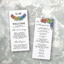 プライドフラワーズモノグラム結婚LGBTQ