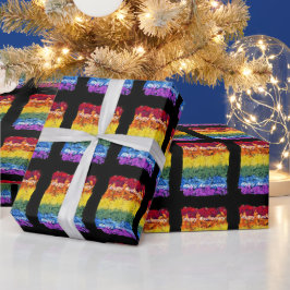 プライドフラワーハッピーアニバーサリーラッピング紙 ラッピングペーパー