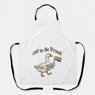 プライドフル・グース・パレード ヴィンテージTシャツ デザイン_1 エプロン